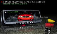 4.3 Inch Bluetooth Rearview Mirror With Compass With 16 Directions For Chevrolet HHR From 2005 To 2011