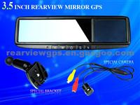 3.5 Inch Special Rearview Mirror With Car Navigation And Camera Display CM-035RA For GMC Sierra Canyon Acadia Terrain Yukon Savana From 2007 To 2011