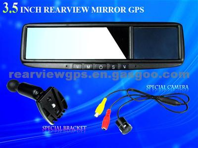 3.5 Inch Special Rearview Mirror With Car Navigation And Camera Display CM-035RA For GMC Sierra Canyon Acadia Terrain Yukon Savana From 2007 To 2011