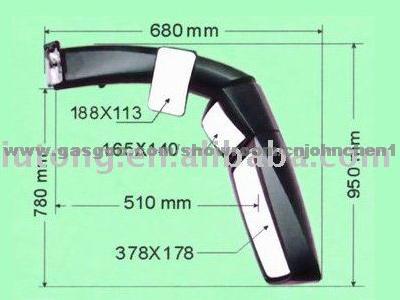 REARVIEW MIRROR FOR 10-12m BUSES