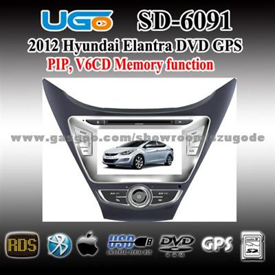 UGODE Hyundai New Elantra 2012 Car DVD Player(SD-6091)