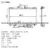 AUTO RADIATOR FOR TOYOTA COROLLA'98 AE115 AT