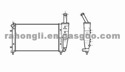 FIAT RADIATOR 51724183