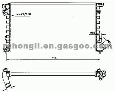 PEUGEOT RADIATOR 133041