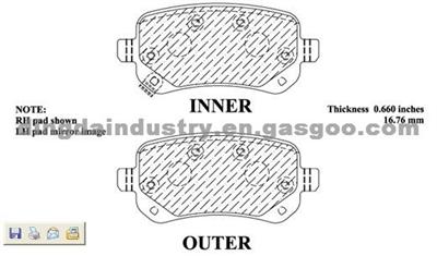 Brake Pad 8438 D1326