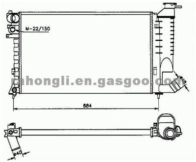 PEUGEOT/ CITROEN RADIATOR