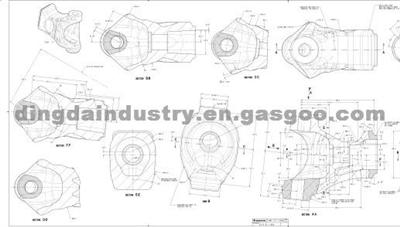 Auto Brake Shoe According To Drawing