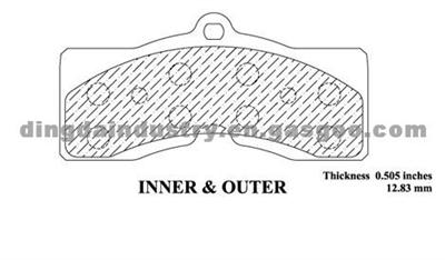 Brake Pad 7028 D8 Chevrolet