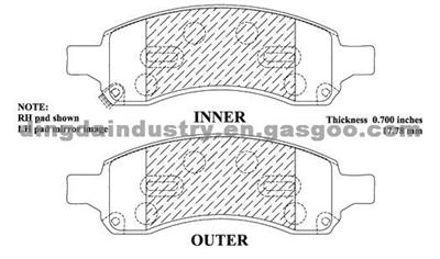 Brake Pad Buick 8282 D1269