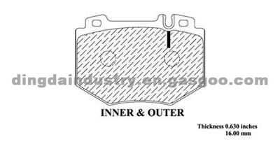 Mercedez-Benz Brake Pad 7887 D985