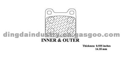 Benz, Volvo Brake Pad 7736 D31