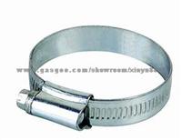 British Type Galvaized Worm Gear Hose Clamp