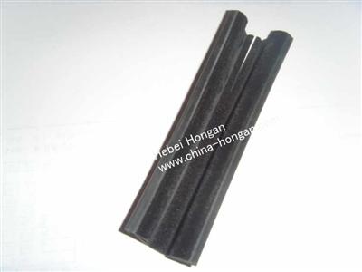 Flocked EPDM Rubber Profile Glass Run Channel