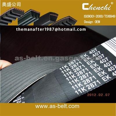 Poly V Ribbed Belt PJ BELT/PK BELT/PL BELT/PM BELT Multiple Rib Belt