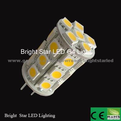 4W LED G4 With 27pcs 5050SMD And 360 Degree View Angle