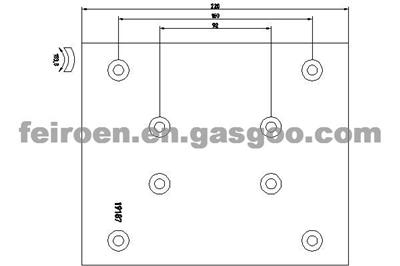 WVA19187 RN/104/1 Brake Lining for Renault