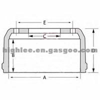 Brake Drum 0310667010 For BPW