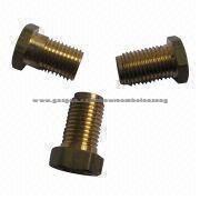 Hex Cap Screws, Made Of Brass CW614N