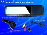 3.5 Inch GPS Navigation Bluetooth Handfree Rear View Mirror Monitor For Honda Pilot From 2008 To 2011
