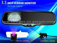 3. 5 Inch Rear Camera and Compass Rearview Mirror Monitor