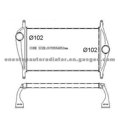 FREIGHTLINER INTERCOOLER 441139-OEM:2AA00110