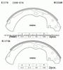 Nissan Brake Shoe HAIYIS574