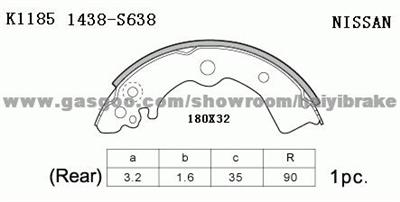 Japanese Car Brake Shoe HAIYIS638