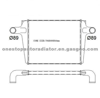 CHEVROLET INTERCOOLER -OEM:1030042