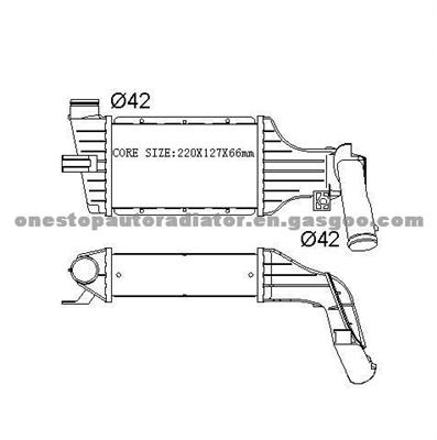 OPEL ASTRA INTERCOOLER -NISSENS:96788