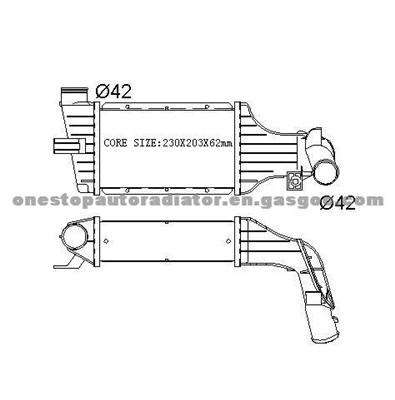 OPEL ASTRA INTERCOOLER -NISSENS:96789