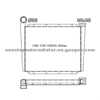 RVI-320 INTERCOOLER-OEM:5000787548