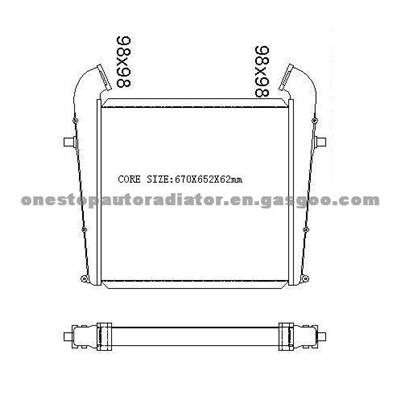 SCANIA INTERCOOLER-OEM:1100086