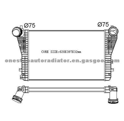 VOLKSWAGEN INTERCOOLER-NISSENS:96715