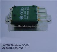 VW Santana 3000 Blower Resistor 33D-905-051