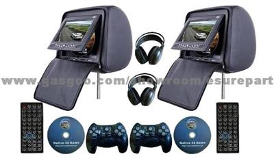 7inch Headrest DVD Player With Monitor