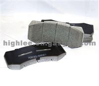 Auto Brake Pad with Semi-metallic Non-asbestos