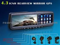 3.5/4.3 Inch Special Car Rearview Mirror GPS Navigation With DVR Function For Avenger Challenger Ram Dakota