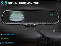 3. 5 Inch Car Mirror Minitor with Auto-dimming for Vw