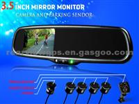 Ford 3. 5 Inch Rearview Mirror with Video Camera Ak-035la