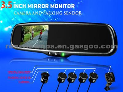 Ford 3. 5 Inch Rearview Mirror with Video Camera Ak-035la