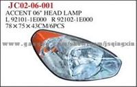 ACCENT06 Head Lamp92101/2-1E000