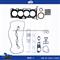 Gasket set for HYUNDAI G4FC OEM NO.: 20910-2BD00