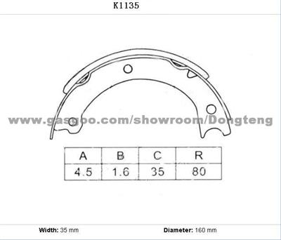 Nissan Brake Shoes(Vanette)