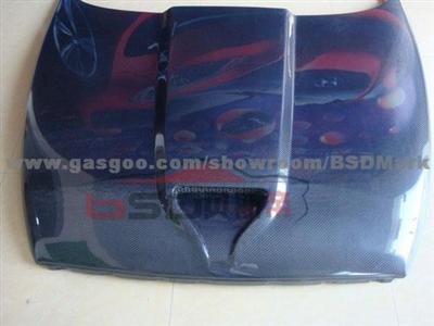 97-04 Carbon Fiber Dodge Dakota Hood SS Style