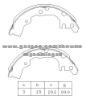 Brake Shoe For Daihatsu 0449587703