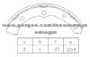 Brake Shoe F0026
