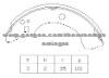 Brake Shoe F1247/S762/E1792