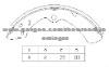 Brake Shoe For Suzuki 53200-80810