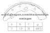 Brake Shoe BB1696