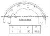 Brake Shoe For Toyota 46530-25010